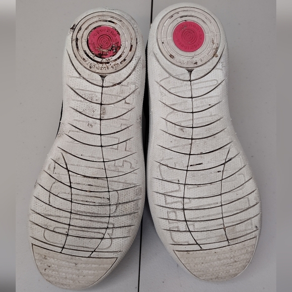 Fitflop F-Sporty II Black Suede Comfort Low Top Lace Up Fringe Sneakers Sz 7 - Picture 10 of 12